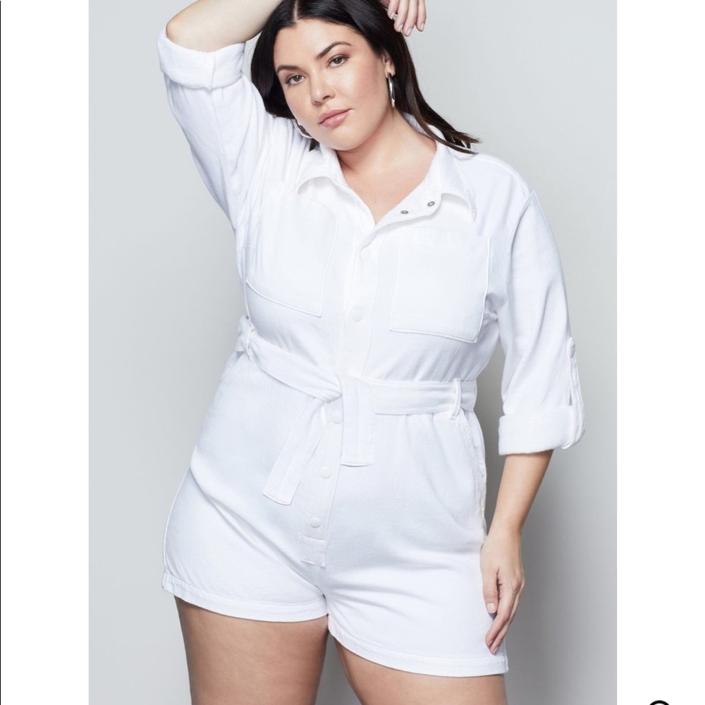 Good American Cuffed Playsuit